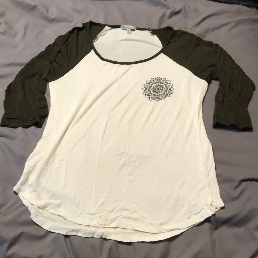 Charlotte Russe 3/4 sleeve top, great condition